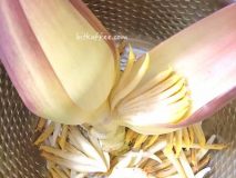 花食｜ 香蕉花炒鸡丝美食